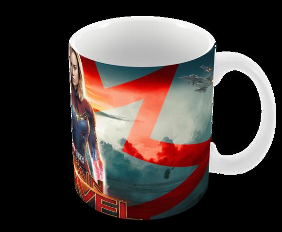 Caneca Polímero Capitã Marvel Personalizada