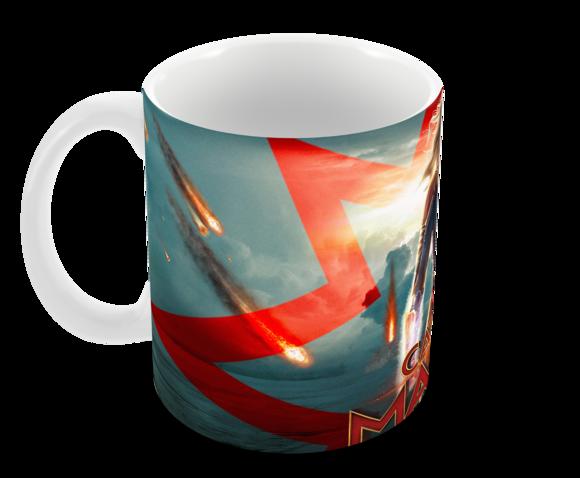 Caneca Polímero Capitã Marvel Personalizada