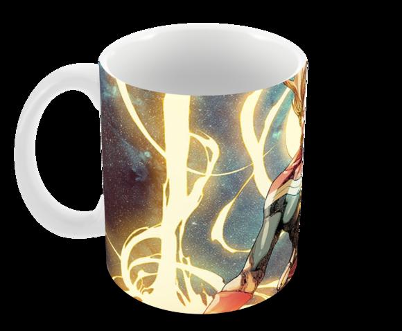 Caneca Polímero Capitã Marvel Personalizada