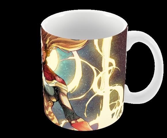 Caneca Polímero Capitã Marvel Personalizada