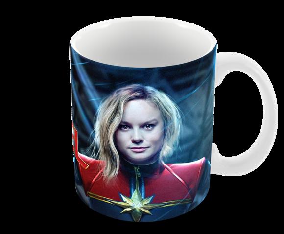 Caneca Polímero Capitã Marvel Personalizada