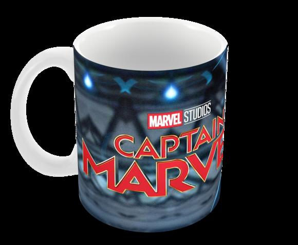 Caneca Polímero Capitã Marvel Personalizada
