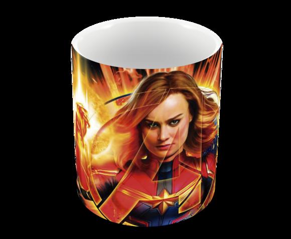 Caneca Polímero Capitã Marvel Vingadores Personalizada