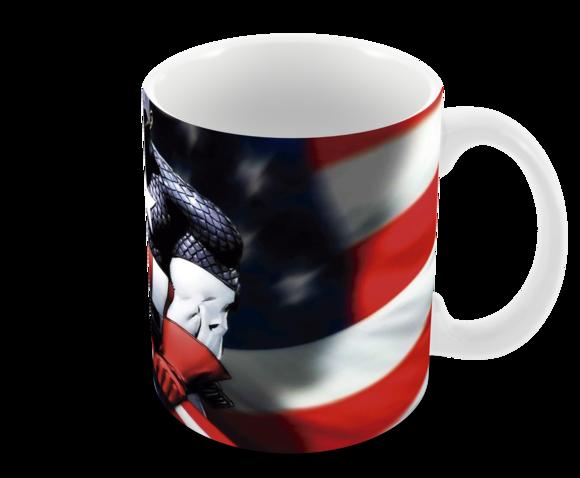 Caneca Polímero Capitão América Personalizada