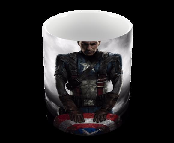 Caneca Polímero Capitão América Personalizada