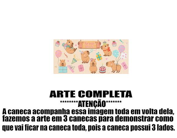 Caneca Polímero Capivara Personalizada
