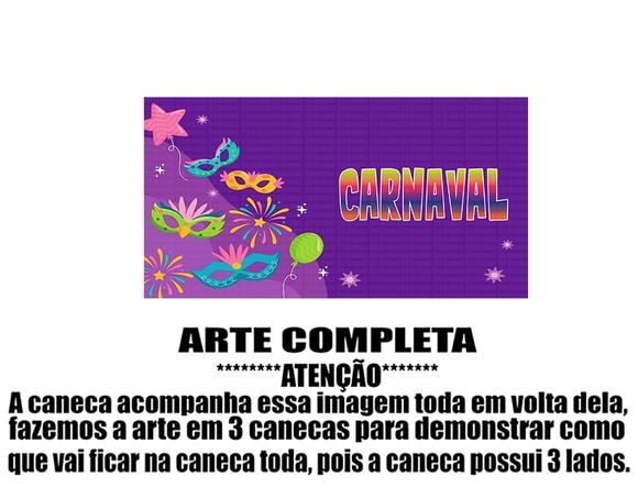Caneca Polímero Carnaval Personalizada