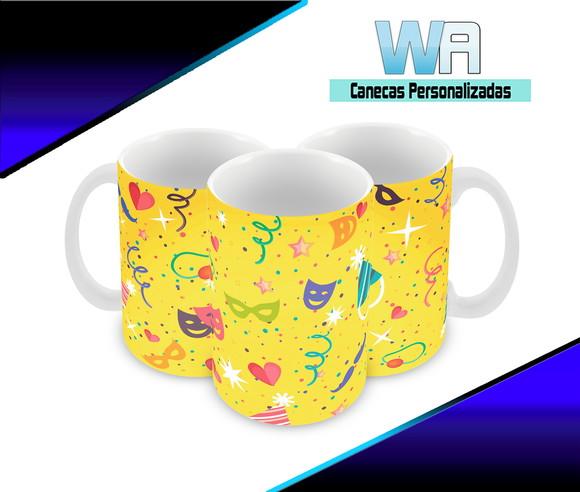 Caneca Polímero Carnaval Personalizada