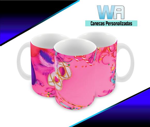 Caneca Polímero Carnaval Personalizada