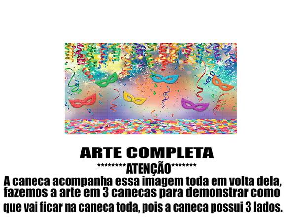 Caneca Polímero Carnaval Personalizada