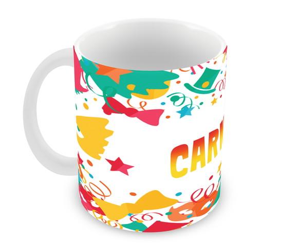 Caneca Polímero Carnaval Personalizada