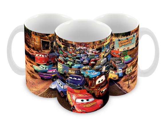 Caneca Polímero Carros Disney Personalizada