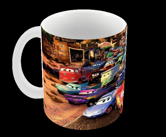 Caneca Polímero Carros Disney Personalizada