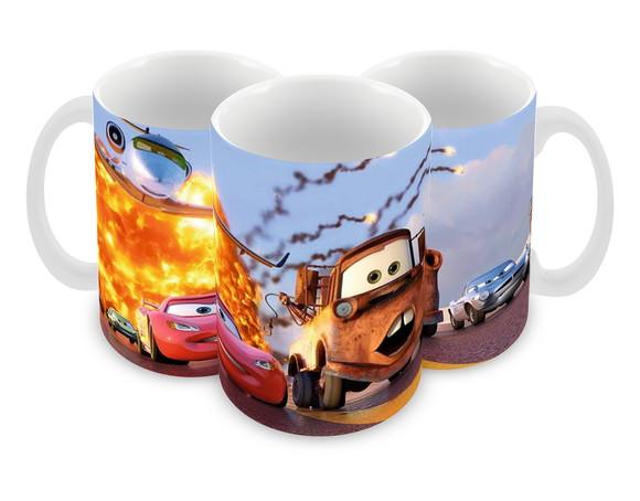 Caneca Polímero Carros Disney Personalizada