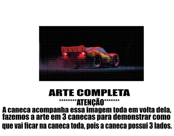 Caneca Polímero Carros Disney Personalizada