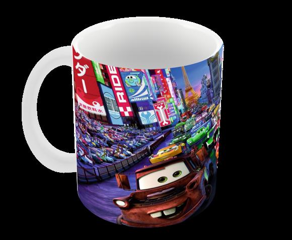 Caneca Polímero Carros Disney Personalizada