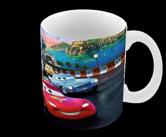 Caneca Polímero Carros Disney Personalizada