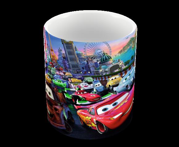 Caneca Polímero Carros Disney Personalizada
