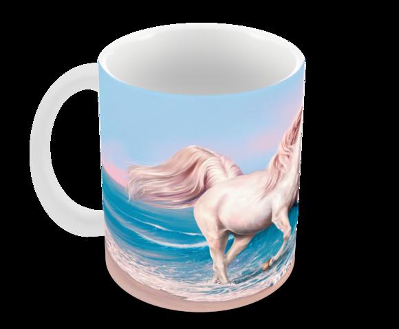 Caneca Polímero Cavalos Personalizada