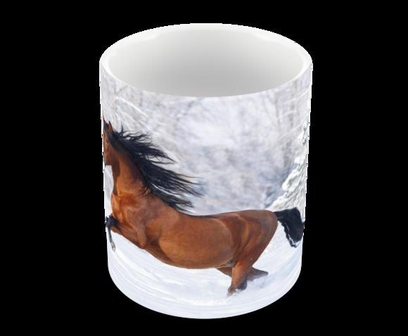 Caneca Polímero Cavalos Personalizada