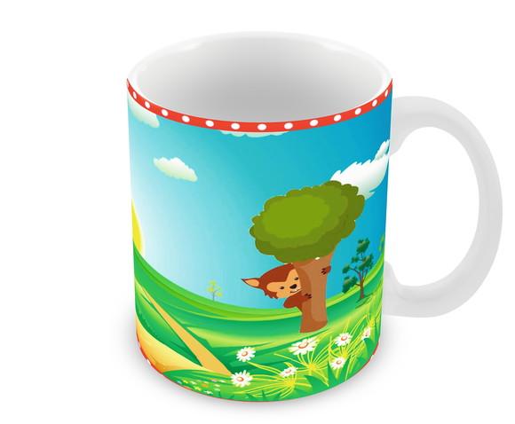 Caneca Polímero Chapeuzinho Vermelho Personalizada