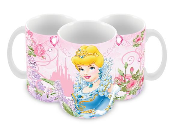 Caneca Polímero Cinderela Personalizada