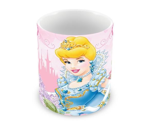 Caneca Polímero Cinderela Personalizada