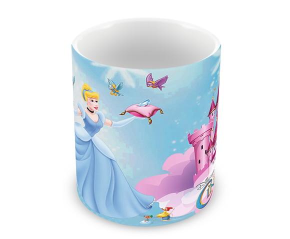 Caneca Polímero Cinderela Personalizada