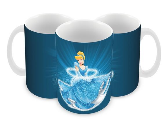 Caneca Polímero Cinderela Personalizada