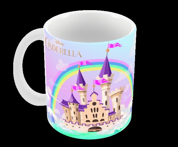 Caneca Polímero Cinderela Personalizada