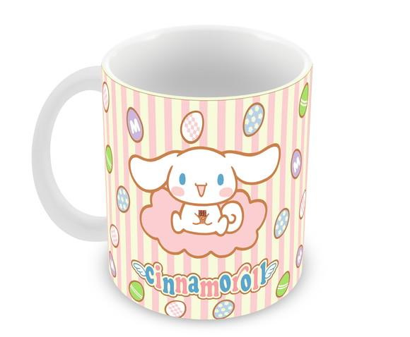 Caneca Polímero Cinnamoroll e Kuromi Personalizada