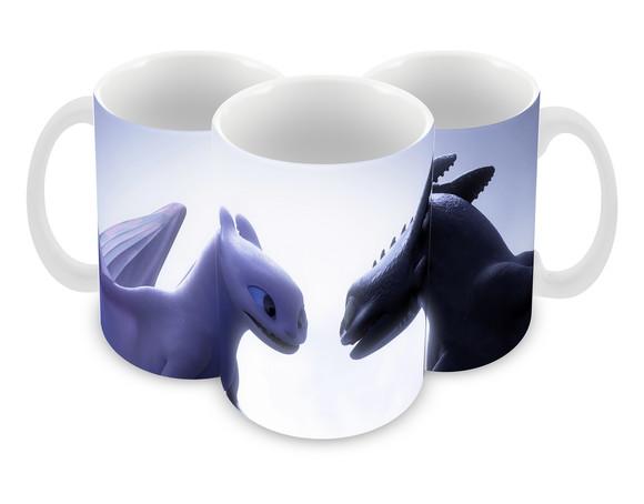 Caneca Polímero Como Treinar Seu Dragão 3 Personalizado