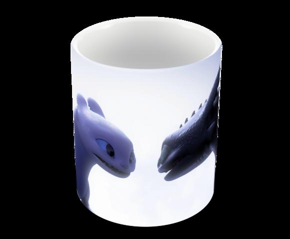 Caneca Polímero Como Treinar Seu Dragão 3 Personalizado