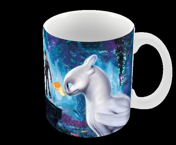 Caneca Polímero Como Treinar Seu Dragão 3 Personalizado