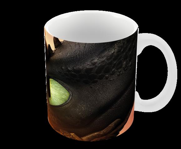 Caneca Polímero Como Treinar Seu Dragão 3 Personalizado