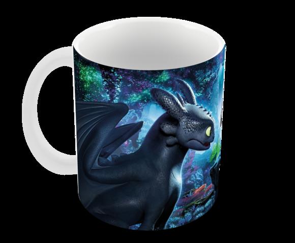Caneca Polímero Como Treinar Seu Dragão 3 Personalizado