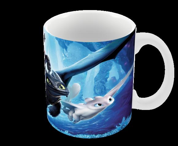 Caneca Polímero Como Treinar Seu Dragão 3 Personalizado