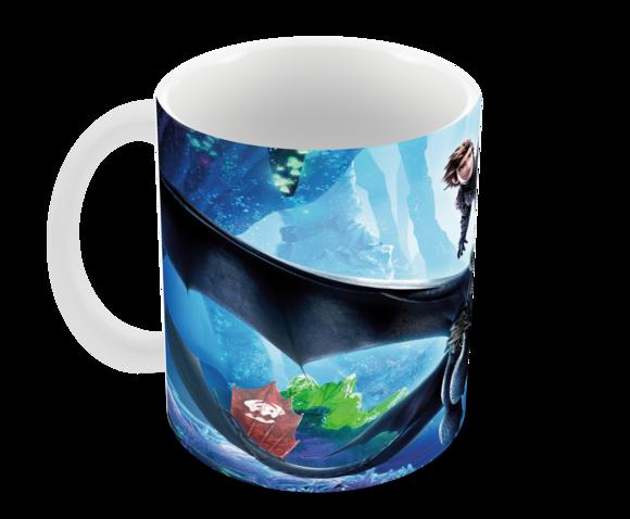 Caneca Polímero Como Treinar Seu Dragão 3 Personalizado