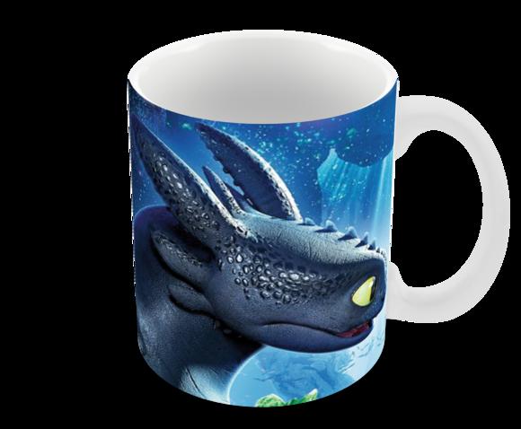 Caneca Polímero Como Treinar Seu Dragão 3 Personalizado