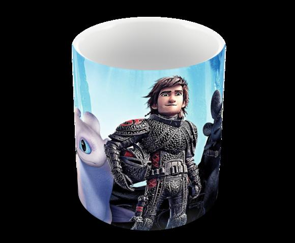 Caneca Polímero Como Treinar Seu Dragão 3 Personalizado