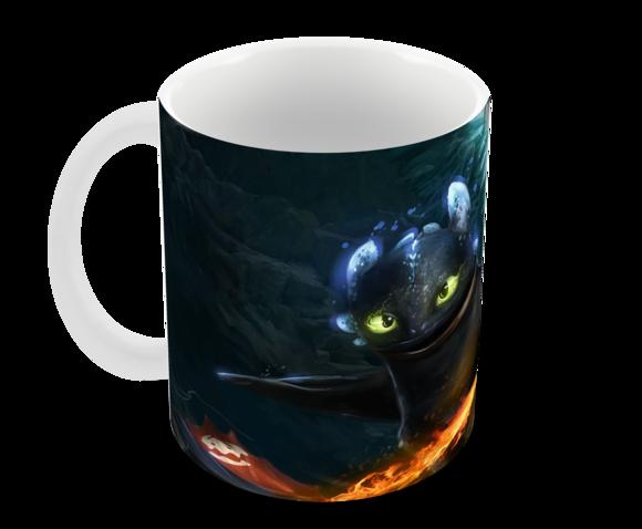 Caneca Polímero Como Treinar Seu Dragão 3 Personalizado