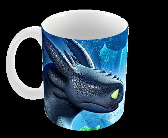Caneca Polímero Como Treinar Seu Dragão 3 Personalizado