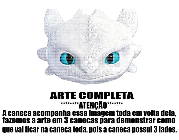 Caneca Polímero Como Treinar Seu Dragão 3 Personalizado