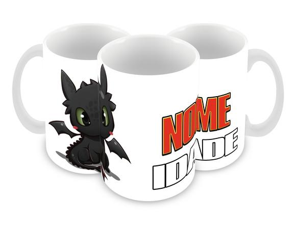 Caneca Polímero Como Treinar Seu Dragão Personalizado