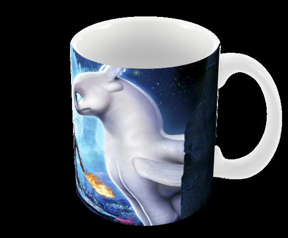 Caneca Polímero Como Treinar Seu Dragão 3 Personalizado
