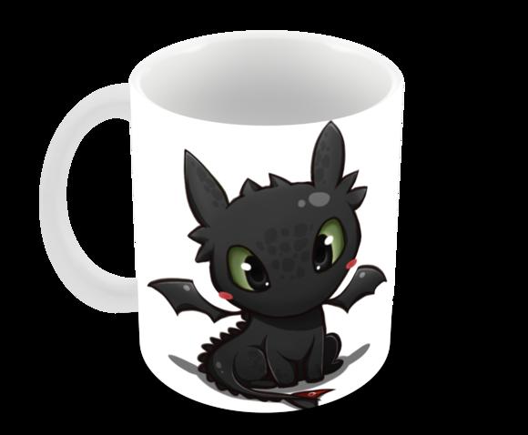 Caneca Polímero Como Treinar Seu Dragão Personalizado