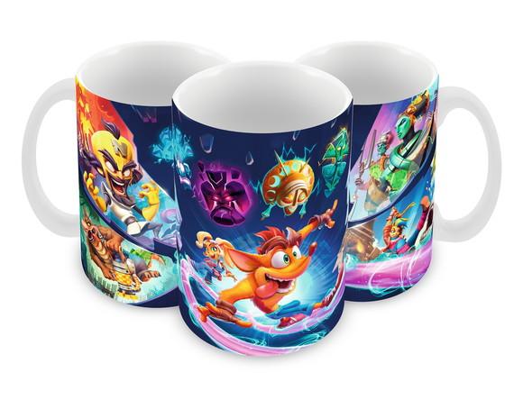 Caneca Polímero Crash Bandicoot Personalizada
