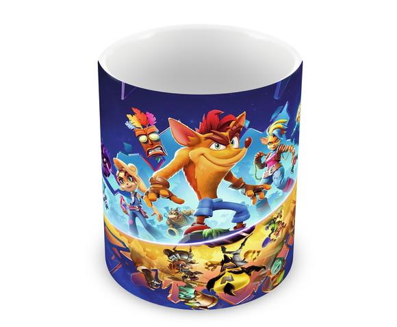 Caneca Polímero Crash Bandicoot Personalizada