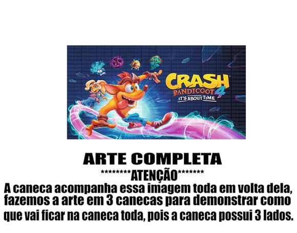 Caneca Polímero Crash Bandicoot Personalizada