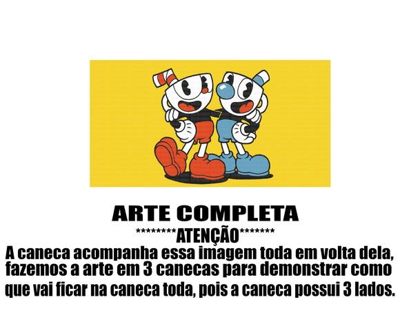 Caneca Polímero Cuphead Personalizada